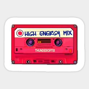 High Energy Mix Tape Sticker